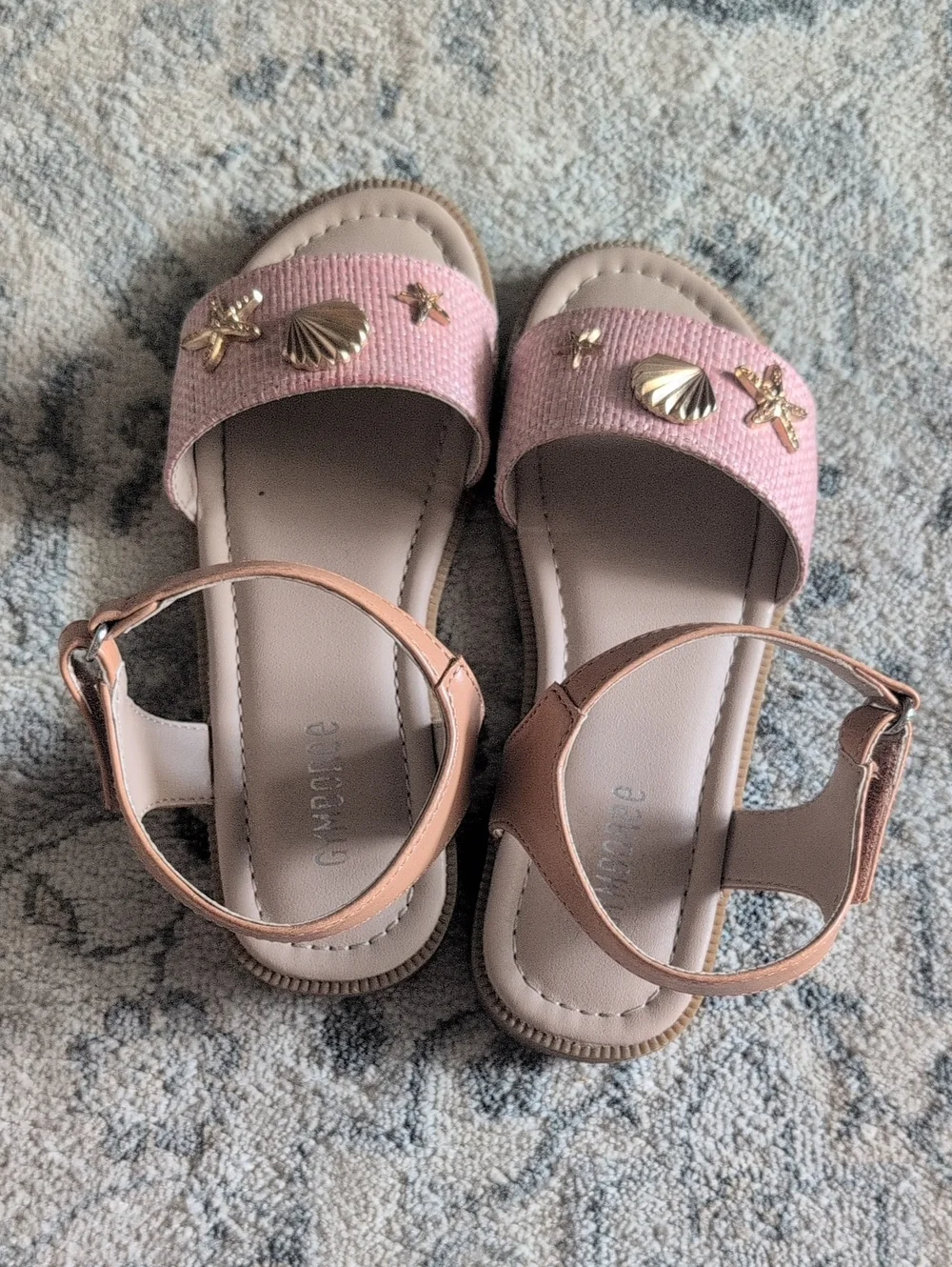 Girls 13 Gymboree Summer Sandals Velcro Comfortable